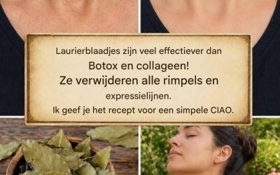 Laurierblaadjes zijn veel effectiever dan Botox en collageen!