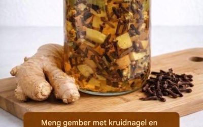 Meng gember met kruidnagel en ontdek de verbazingwekkende gezondheidsvoordelen.