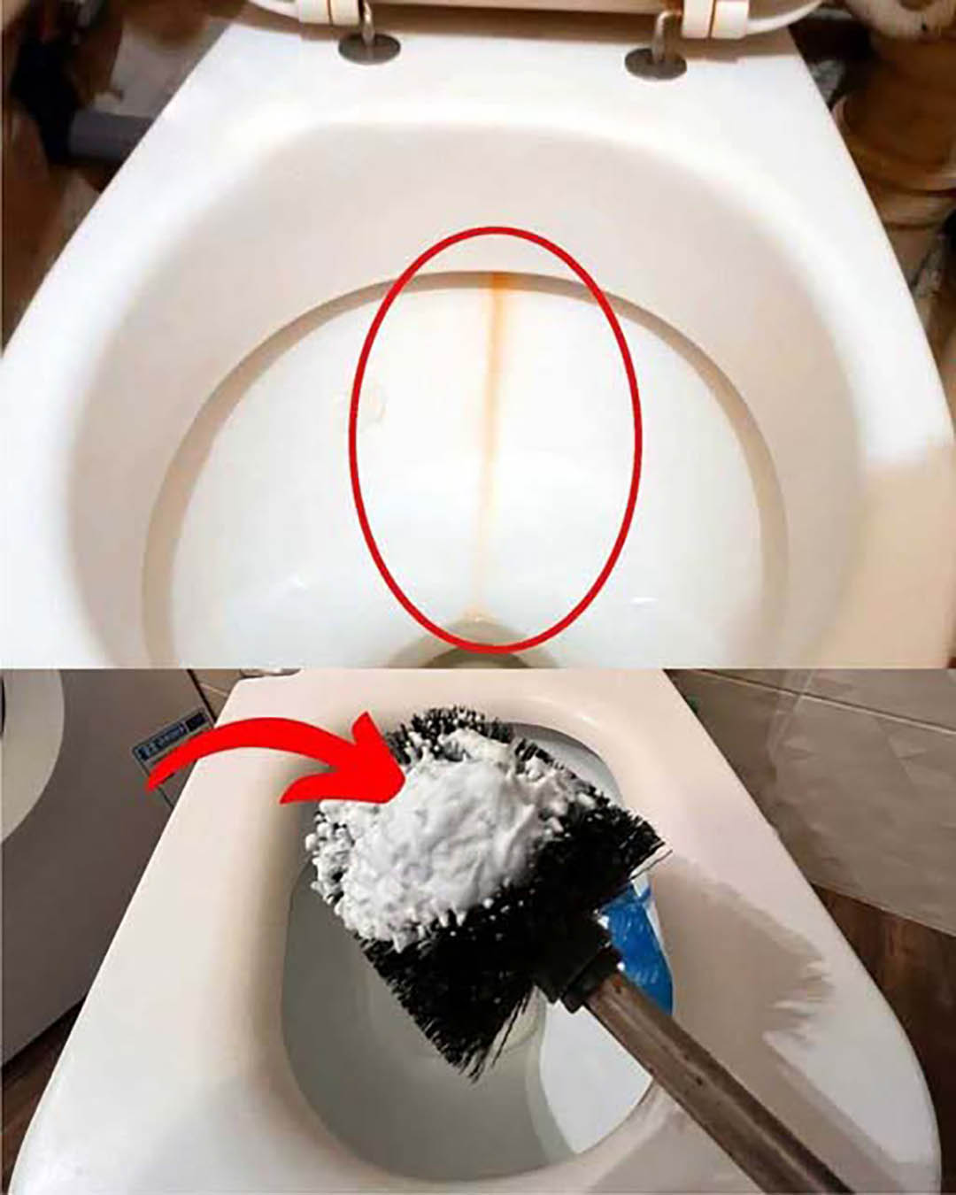 Een eenvoudige methode om uw toilet weer te laten stralen en schoon te maken.