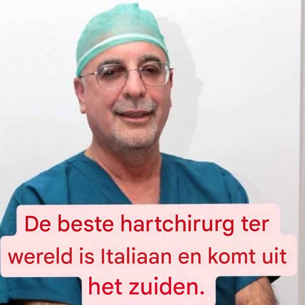 De beste hartchirurg ter wereld is Italiaan en komt uit het zuiden (1 / 2)