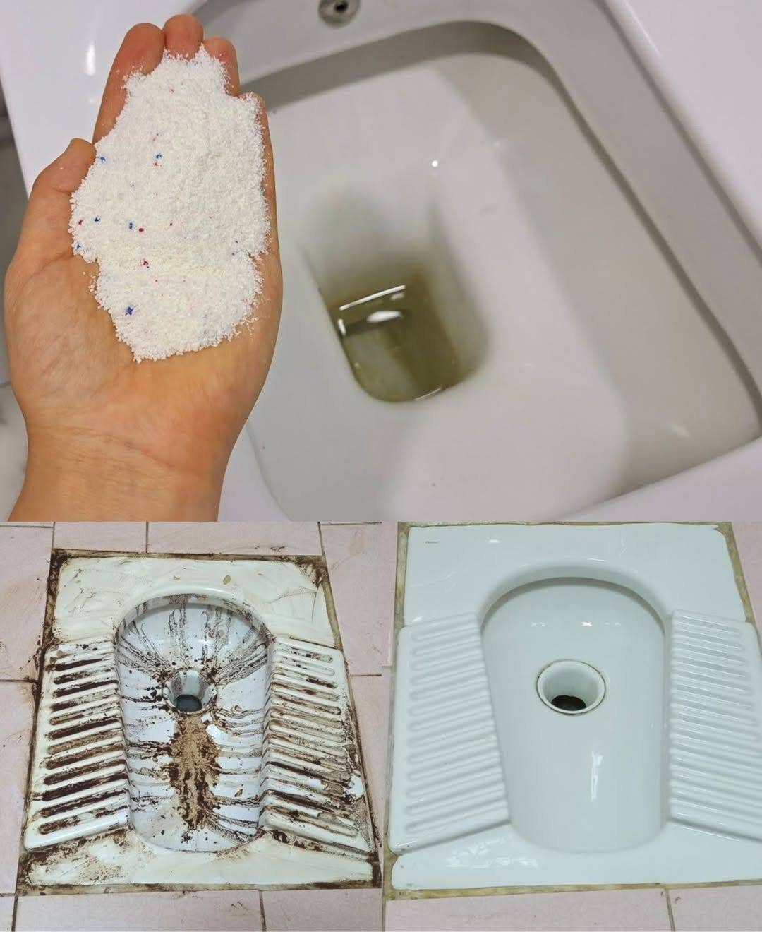 Het toilet schoonmaken: Sinds ik deze methode heb ontdekt, is het altijd wit en glanzend! Ik gebruik geen chemicaliën meer!