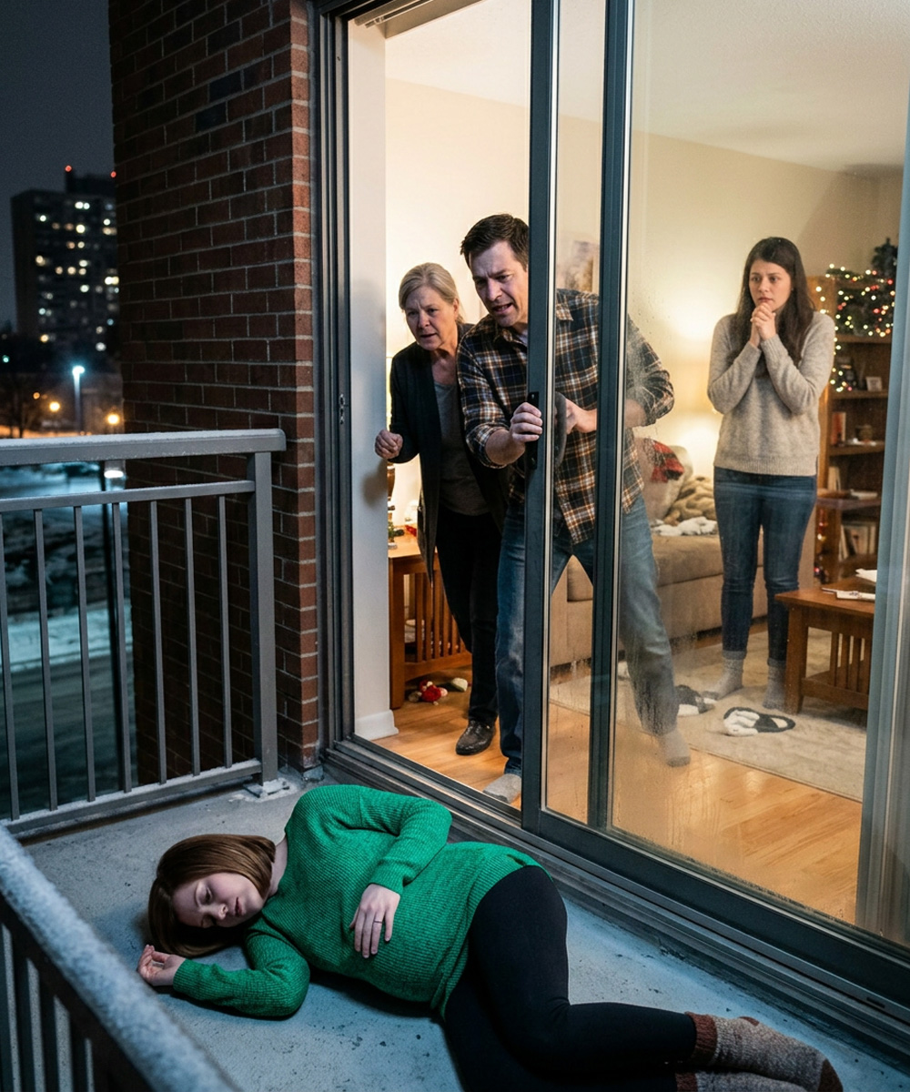 Ik was zes maanden zwanger toen mijn schoonzus me in de ijskoud op het balkon opsloot en zei: “Misschien word je wel wat harder als je een beetje lijdt.”