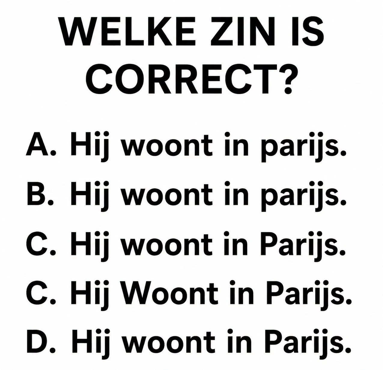 De internetpuzzel: Welke zin is écht correct?