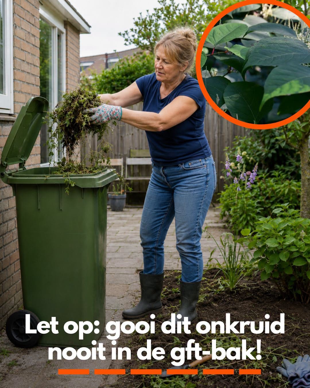 Let op: gooi dit onkruid nooit in de gft-bak!