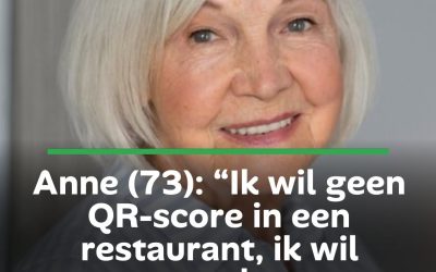 Anne (73): “Ik wil geen QR-score in een restaurant, ik wil gewoon dat een serveerster mijn bestelling opneemt”