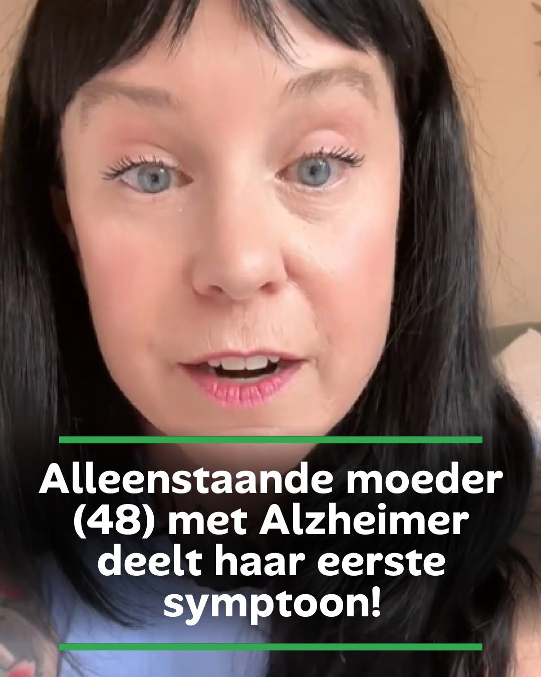 Alleenstaande moeder (48) met Alzheimer deelt haar eerste symptoon!