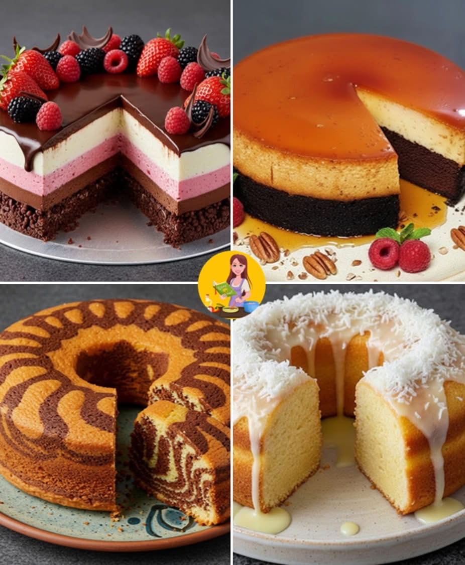De 4 fantastische en heerlijke dessertrecepten die je in de eerste reactie vindt, zijn absoluut het proberen waard!🤯🤯👇🏻👇🏻