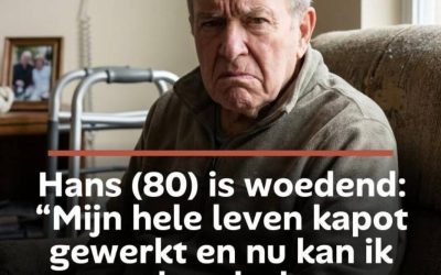 Hans (80) is woedend: “Mijn hele leven kapot gewerkt en nu kan ik amper boodschappen betalen van mijn pensioen!”