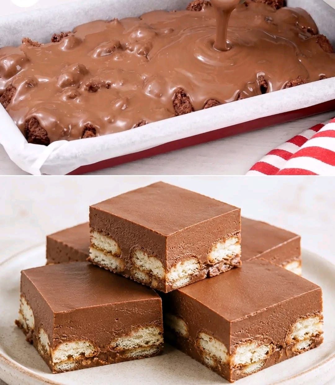 Langevingerkoekjes 🤎 Romig en fris, je maakt ze met maar 4 simpele ingrediënten! 😍 Je serveert een koud dessert waar zowel volwassenen als kinderen van zullen genieten 👇