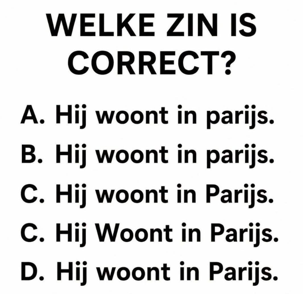 De internetpuzzel: Welke zin is écht correct?