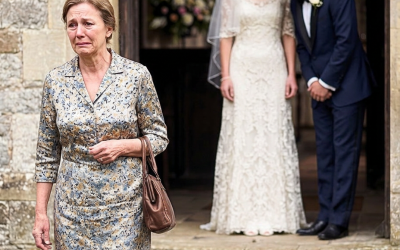 Toen ik bij de bruiloft van mijn zoon aankwam, blokkeerde hij mijn weg bij de ingang van de kerk en zei: “Ik heb je niet uitgenodigd, mam. De hele familie heeft besloten dat je niet langer bij ons hoort.”