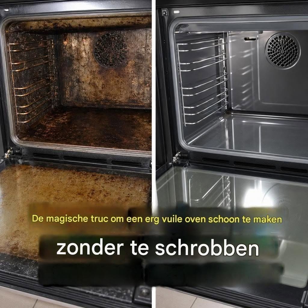 Je hebt je oven je hele leven al verkeerd schoongemaakt. Hij glanst zo!