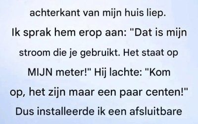 Vorige week ging ik mijn achtertuin in in de hoop op een rustig moment, en merkte meteen iets vreemds op.