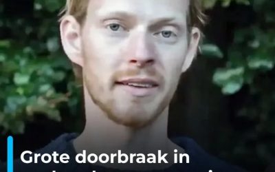 Grote doorbraak in zoektocht naar vermiste Tobias (31)