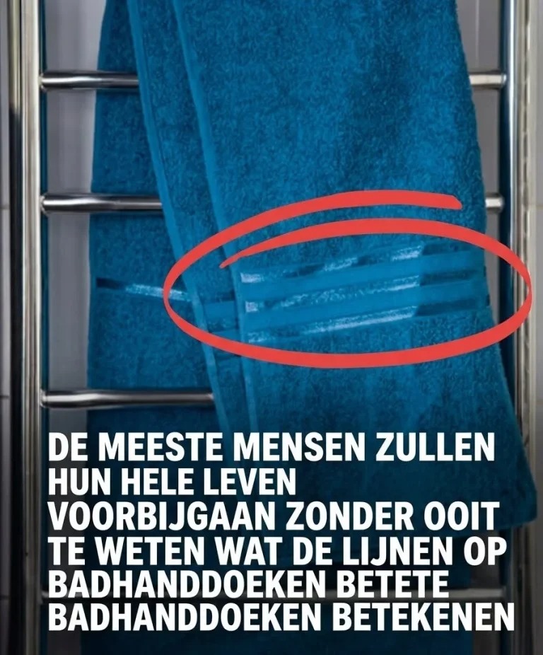 De Verborgen Functie van de Strepen op Handdoeken