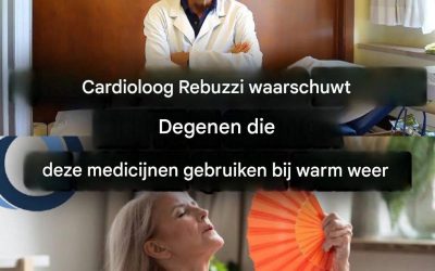 Cardioloog Antonio Rebuzzi waarschuwt mensen die deze medicijnen gebruiken voor de hitte. (1/2)