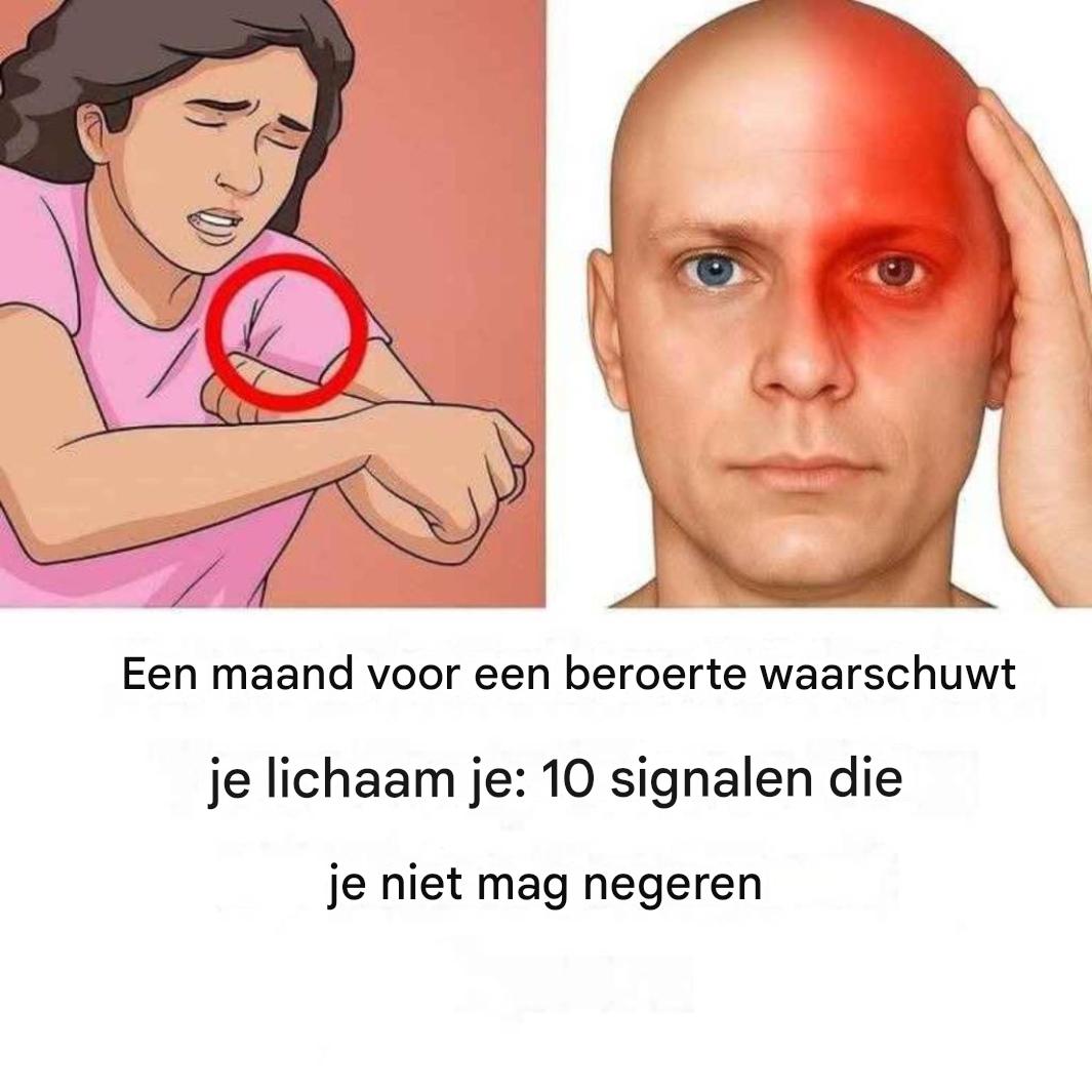 Een maand vóór een beroerte waarschuwt je lichaam je: 10 stille signalen die je niet mag negeren.