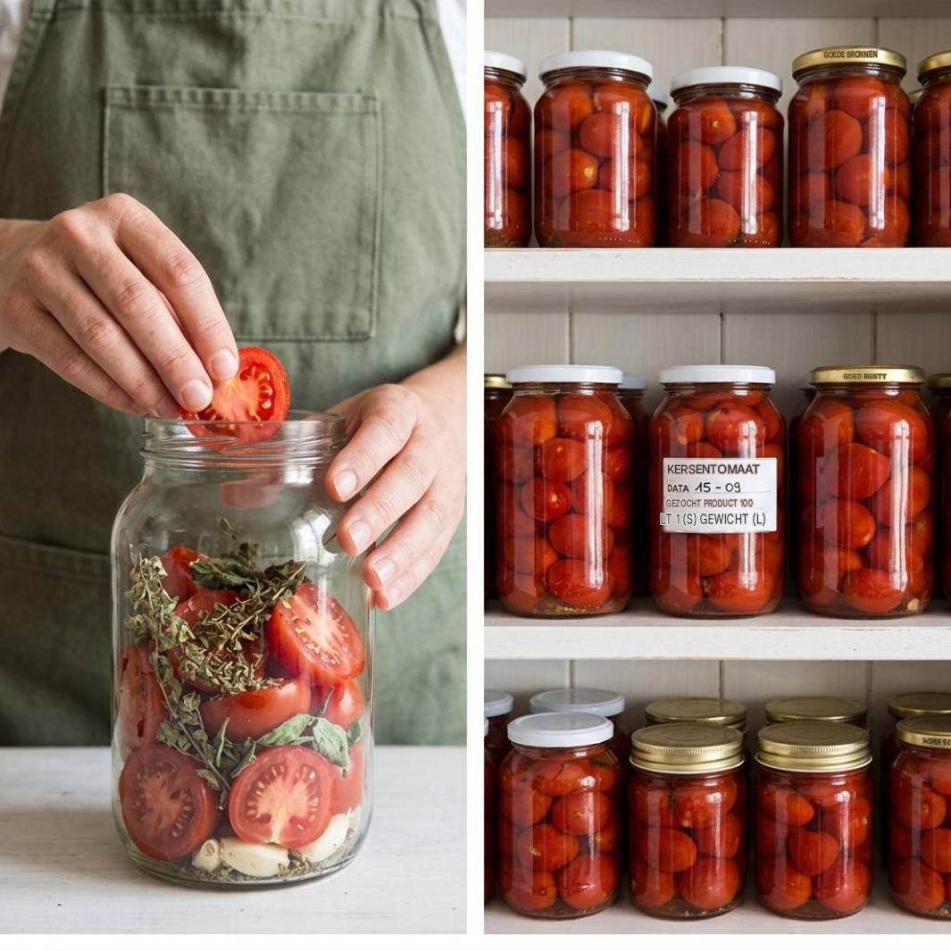 Twee jaar lang heerlijke tomaten zonder een druppel azijn: het geheim van langdurige bewaring.