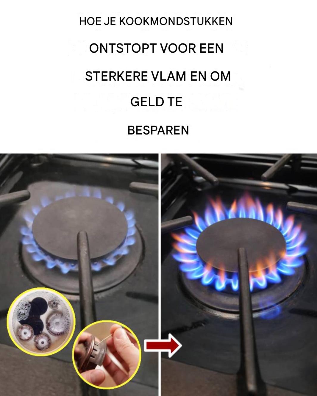 Hoe u verstopte sproeiers van gasfornuisbranders kunt ontstoppen voor betere prestaties.