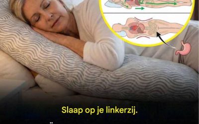 Waarom slapen op je linkerzij de spijsvertering, ademhaling en rugklachten kan verbeteren