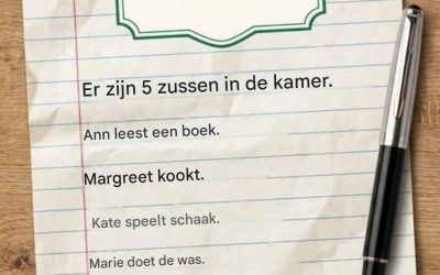 Een lastige puzzel om je hersenen te scherpen.
