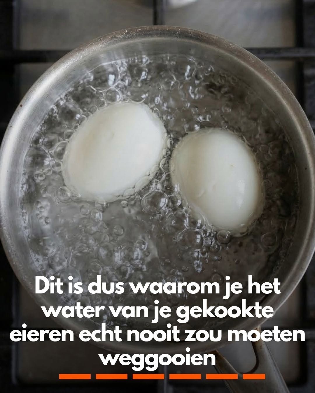 Dit is dus waarom je het water van je gekookte eieren echt nooit zou moeten weggooien