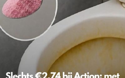 Slechts €2,74 bij Action: met dit spul ziet je toiletpot er binnen no-time weer stralend wit uit