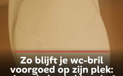 Zo blijft je wc-bril voorgoed op zijn plek: simpele hack, klaar in 1 minuut zonder gereedschap