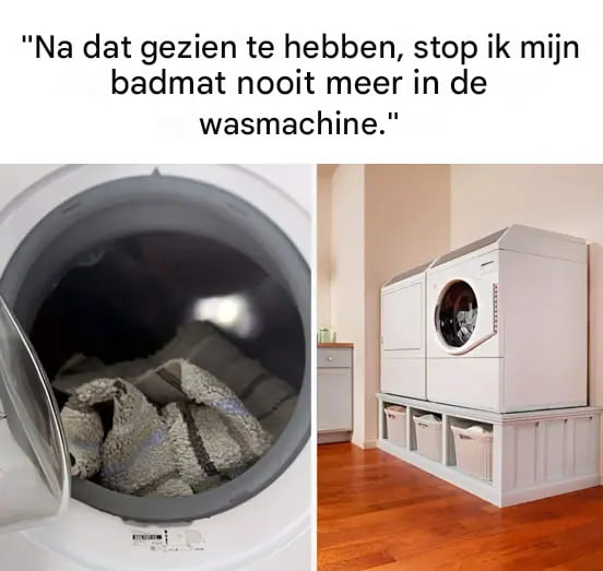 Badmatten in de wasmachine wassen: een slecht idee dat een fortuin kost?