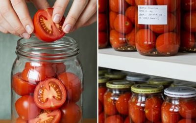 Tomaten op een natuurlijke manier bewaren: de geniale structuur om er 24 maanden van te genieten zonder azijn.