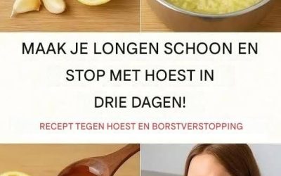 Natuurlijke manieren om hoest en borstcongestie te verlichten