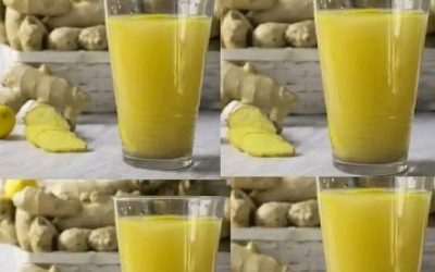 Zelfgemaakt gembersap en gemberdrankje