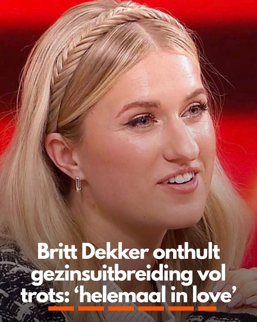 Britt Dekker onthult gezinsuitbreiding vol trots: ‘helemaal in love’