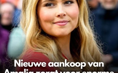 Nieuwe aankoop van Amalia zorgt voor enorme woede: ‘Wie betaalt dit allemaal?’