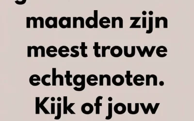 De Waarheid Achter de Loyaliteit van Mannen op Basis van Geboortemaand