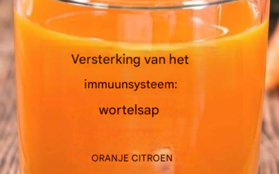 Wortelsap met sinaasappel en gember – een vitaminerijke gezondheidsbooster.