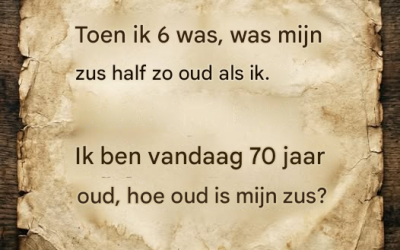 90% van de mensen antwoordt “35” fout! Wat is het juiste antwoord?