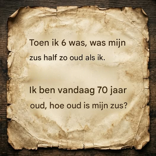 90% van de mensen antwoordt “35” fout! Wat is het juiste antwoord?