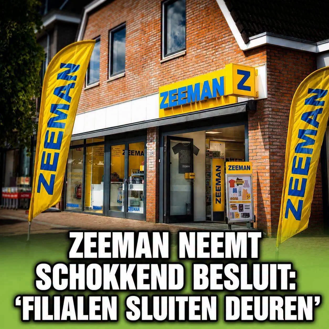 Zeeman neemt schokkend besluit: ‘Filialen sluiten deuren’