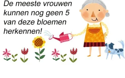 De meeste vrouwen denken dat ze bloemen goed kennen… Totdat ze deze uitdaging proberen. Hoeveel herken jij er zonder te spieken?