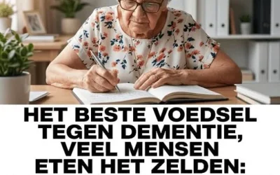 HET BESTE VOEDSEL TEGEN DEMENTIE, VEEL MENSEN ETEN HET ZELDEN: Voedt de hersenen en behoudt het geheugen, neem het één keer per week!
