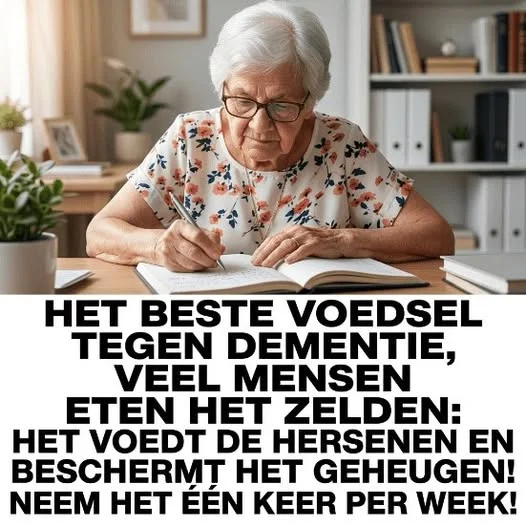 HET BESTE VOEDSEL TEGEN DEMENTIE, VEEL MENSEN ETEN HET ZELDEN: Voedt de hersenen en behoudt het geheugen, neem het één keer per week!