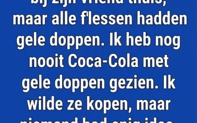 Het geheim achter de gele dop: Waarom sommige Coca-Cola flessen ineens een andere kleur hebben