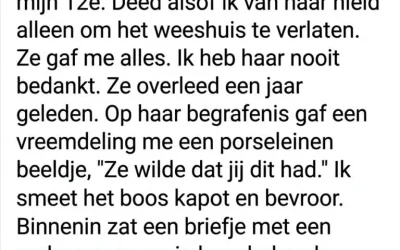 Het geheim in het porseleinen beeldje: Waarom een kapotgeslagen erfenis mijn hele leven veranderde