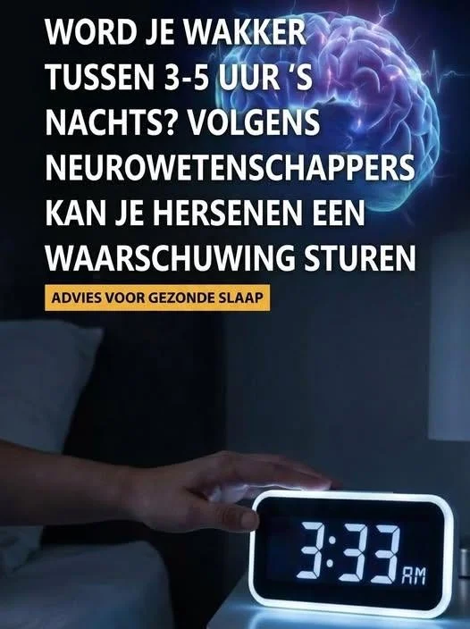 Word je vaak wakker tussen 3 en 5 uur ‘s ochtends? Dit is wat je lichaam je probeert te vertellen