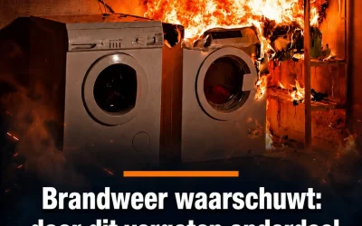 Brandweer waarschuwt: dit vergeten onderdeel van je droger kan brandgevaar opleveren