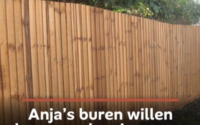 Anja’s buren willen hogere schutting maar betalen niet mee: mag dat eigenlijk?