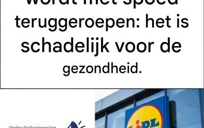 Waarschuwing, gevaar in uw mond: Lidl verwijdert dit product met spoed uit de schappen.