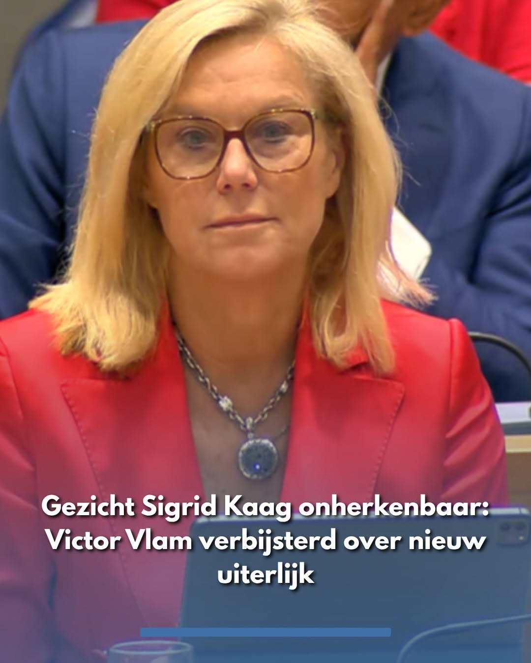 Sigrid Kaag verschijnt onherkenbaar op televisie