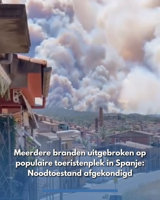 Enorme brand uitgebroken aan de Costa Brava